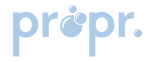 Propr logo blauw